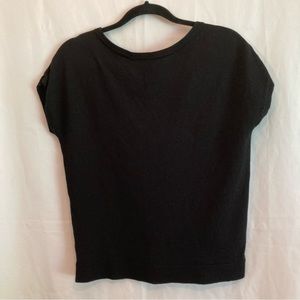 Black Loft short sleeve knit top
